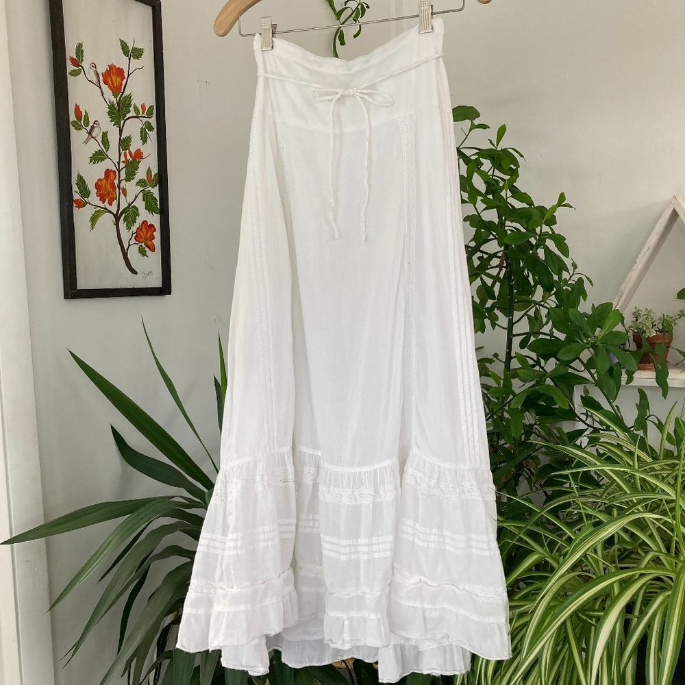 White Maxi Skirt
